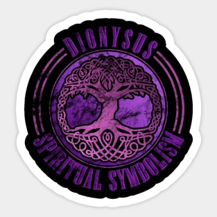 Dionysus Symbol Sticker